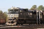 NS 2727 sits at the fuel racks at Glenwood Yard